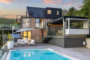 Πισίνα στο ή κοντά στο Hidden Paradise in Christchurch