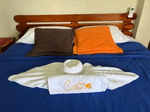 Voodi või voodid majutusasutuse Hostal Cattleya toas
