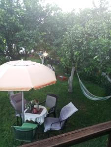 Vonkajšia záhrada v ubytovaní Anna's bella casa
