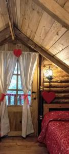 Ένα ή περισσότερα κρεβάτια σε δωμάτιο στο montaña viviente