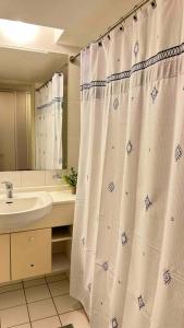 Koupelna v ubytování Departamento San Alfonso del Mar, primer piso