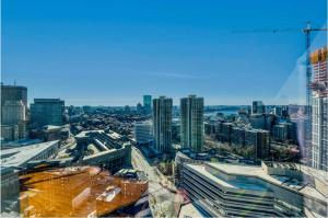 Nespecifikovaný výhled na destinaci Boston nebo výhled na město při pohledu z apartmánu