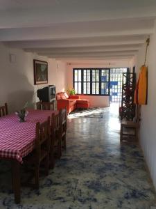 Posezení v ubytování CASAMARAZUL Beach house