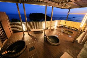 Istumisnurk majutusasutuses Ocean View Hiromi SPA Hotel温泉と絶景の宿