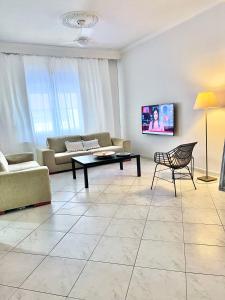 Televisyen dan/atau pusat hiburan di Central 7 - stylish apartment