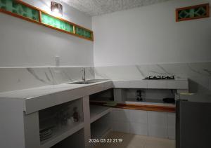 Kuchyň nebo kuchyňský kout v ubytování Posada Refugio de la Luna + 16 fotografií