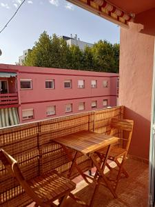 Balkón nebo terasa v ubytování Hospedaje casaAlfredo