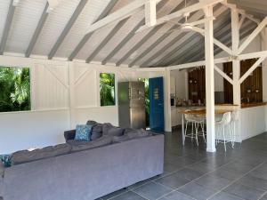 Posezení v ubytování Villa bleu karaïbes