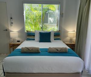 Voodi või voodid majutusasutuse Coral Suite in Resort Complex toas