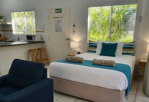 Voodi või voodid majutusasutuse Coral Suite in Resort Complex toas