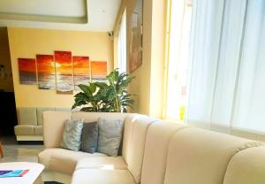 A seating area at Hotel Manuela