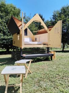 Zahrada ubytování StarsBox La Montagna di Leonardo