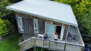 Balcó o terrassa a Tree Top Cabin树上小木屋Bay of islands, Paihia