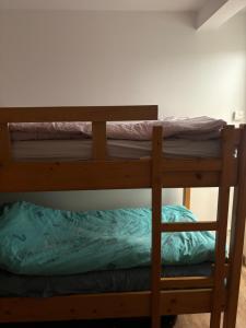 a bunk bed in a room with a bunk bed at Elas Ferienhaus 66 in Freyung