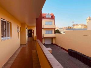 a view of a balcony of a building at Central Apartment near Jetty Swakopmund in Swakopmund