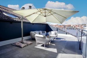 Balkón nebo terasa v ubytování Hotel Alfonso VIII