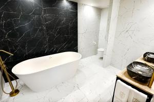 Koupelna v ubytování Hotel Alfonso VIII