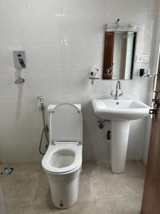 Koupelna v ubytování PS Boutique Hotel