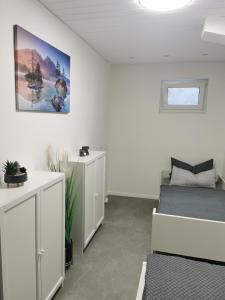 Postel nebo postele na pokoji v ubytování Sabrina's Ferienwohnung