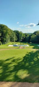 cień drzewa na polu z skateparkiem w obiekcie la tour carrée d'un chateau w mieście Auzouer-en-Touraine +5 zdjęć