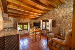 Μια τηλεόραση ή/και κέντρο ψυχαγωγίας στο Casa Rural la Laguna