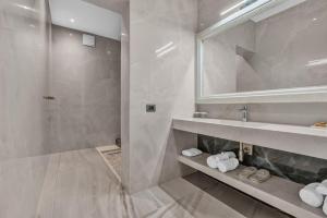 Koupelna v ubytování Hotel Plaza Berat