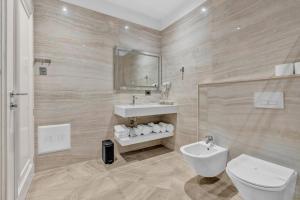 Koupelna v ubytování Hotel Plaza Berat