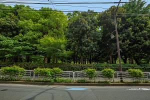 Jardín al aire libre en Minutes from Sumiyoshi & Iconic Attractions & Sky Tree