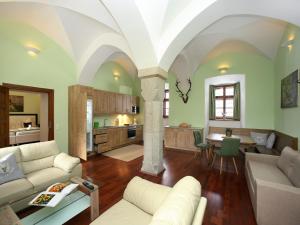 Χώρος καθιστικού στο Schloss am See Fischhorn