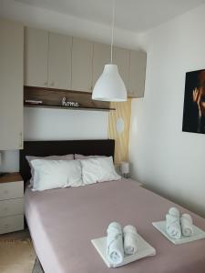 Katil atau katil-katil dalam bilik di apartman TARA aqua park