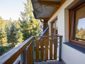 Balkón alebo terasa v ubytovaní Apartament Egzotyczny Bory