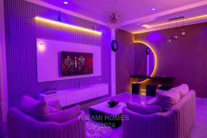 Χώρος καθιστικού στο Beautiful Apartment in Jabi