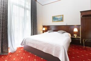 Voodi või voodid majutusasutuse Hotel Viktoria Schönbrunn toas