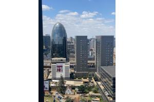 a view of a city with tall buildings at Escada Serviced Apartments in Nairobi