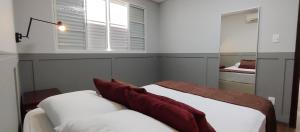 Postel nebo postele na pokoji v ubytování Hotel dos Lagos
