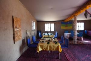 A seating area at Chegaga Desert Trips