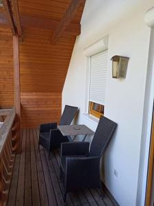Posezení v ubytování Ruhige Stadtrandwohnung Coburg