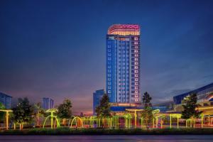 Das Gebäude in dem sich das Hotel befindet