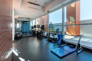 Fitness centrum a/nebo fitness zařízení v ubytování Go Inn Hotel Curitiba