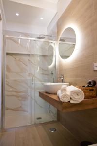 Koupelna v ubytování A casa di grumy