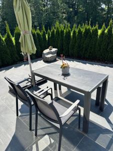 Κήπος έξω από το Ferienwohnung am Rosenbach
