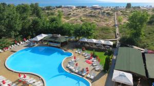 an overhead view of a swimming pool at a resort at Sirena Hotel- ALL INCLUSIVE in Sunny Beach