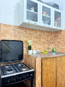 Una cocina o cocineta en Peaceful 1BR APT in Maculusso