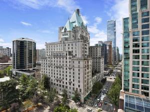 Nespecifikovaný výhled na destinaci Vancouver nebo výhled na město při pohledu z hotelu