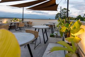 Monte Pueblo Hotel Boutique的阳台或露台