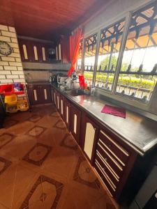 Η κουζίνα ή μικρή κουζίνα στο Paraje de Santa Ana