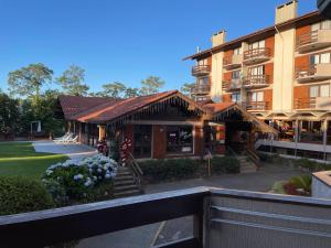 a view of the front of a building at Pousada do Serrano - Rua Torta in Gramado