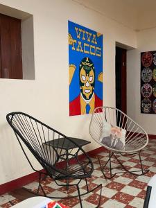 Гостиная зона в Hostal mil Mascaras 7