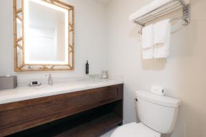 Koupelna v ubytování Hotel Triton
