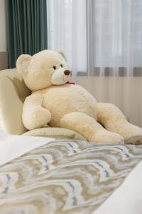 Uma cama ou camas num quarto em 乌镇闲情逸致精品民宿